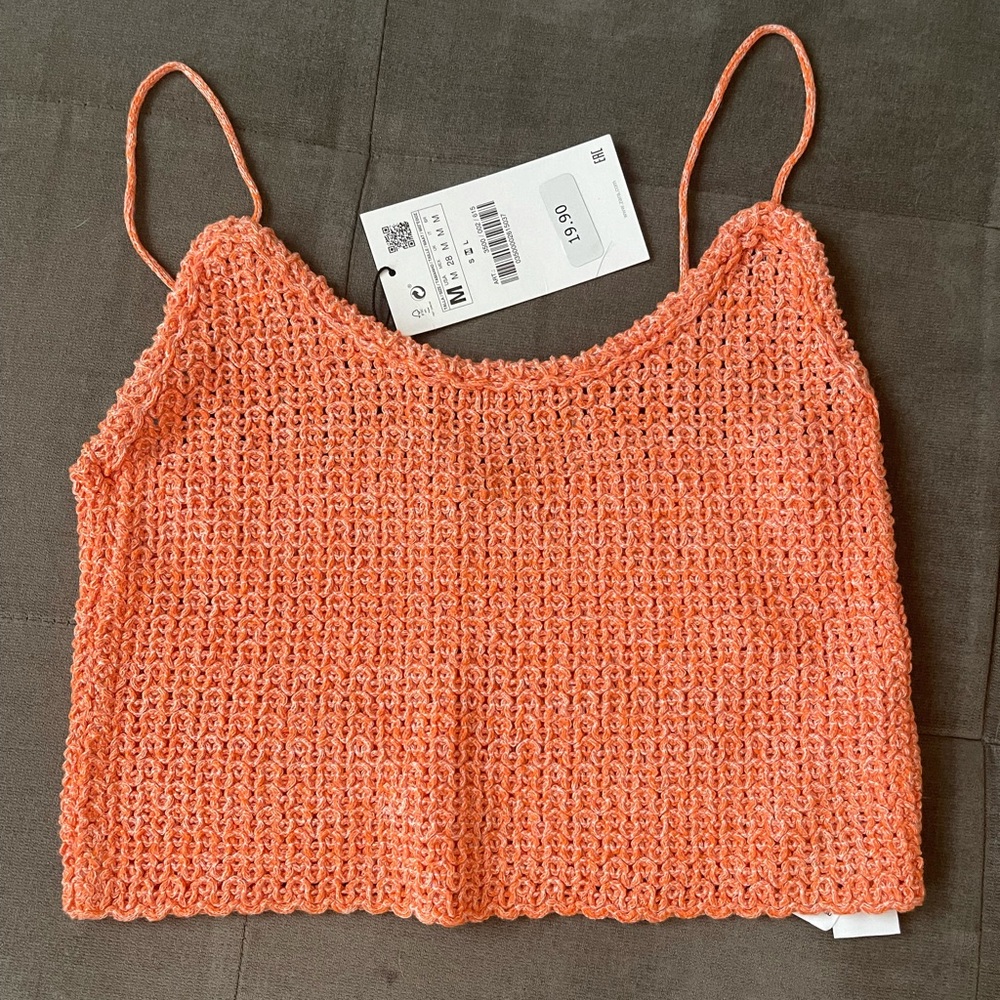 Zara Crochet Crop Top